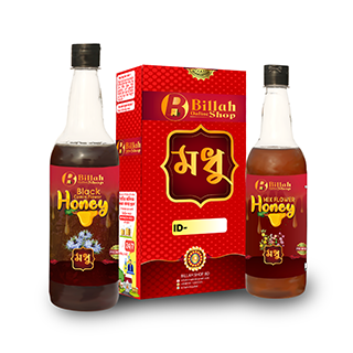 মিশ্র+কালোজিরা ফুলের মধু (Mix + Kalojira Flower Honey)-2kg